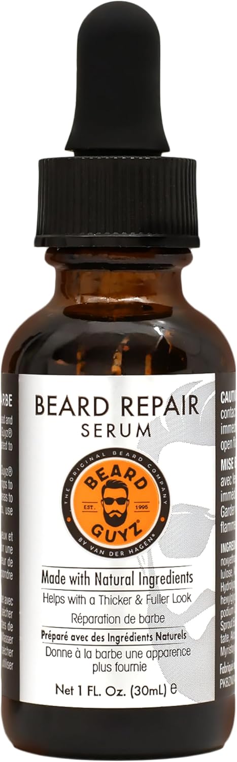 Beard Guyz Beard Serum – Lightweight Beard Conditioner & Facial Hair Serum with Quinoa Seed & Vitamin E – Hydrating & Nourishing Beard Oil Alternative, 1 oz