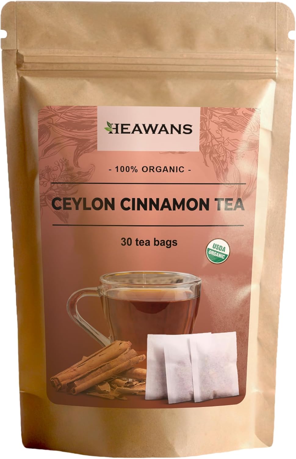 Organic Ceylon cinnamon Tea Bags