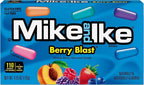Mike and Ike Candy, Berry Blast, 4.25oz Theater Box, Pack of 12