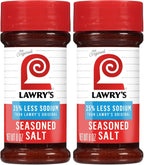 Lawry's Less Sodium Seasoned Salt, 8 oz (Pack of 2)