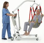 Electric Patient Lift with Commode Sling-500lbs Electric Body Transfer Lift for Home/Hospital/Healthcare, 8000N Powerful Motor for Full/Partial Paralysis, Mobility Aid for Disabled Bedridden