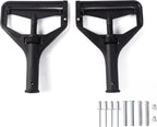 Matthew 2Pcs Commercial Mop Head Clamps for Screw Plastic Mop Heads,Quick Change Head Mop Handle,Heavy Duty Mop Head Replacement Holder Change Handle -Commercial Gripper Mop Wet Mop Handle (Black)