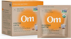 OM MUSHROOM SUPERFOOD Coffee Latte Blend – Functional Mushroom Powder with Lion’s Mane, Cordyceps, Reishi & Chaga – Energy, Focus & Mental Clarity Support – Single Serve Packets (10 Count)