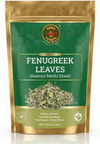 Spice Magic Fenugreek Leaves 2 oz (57g) | All-Natural Dried Methi | Aromatic Herb for Curries, Vegetables, Soups & Blends.