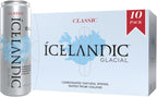 Icelandic Glacial Sparkling Water, Unflavored, 330 ml / 11.1 Fl Oz Cans (Pack of 10)