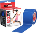 RockTape Extra Sticky Kinesiology Tape - Athletic Tape for Muscle Pain Relief, Injury Recovery - Microscopic Skin Lifting & Decompression - Sweat & Water Resistant