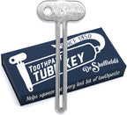 Dr. Sheffield's Tube Key I Designed to effortlessly roll up Your Toothpaste Tubes, ensuring You Never Waste a Single Drop.