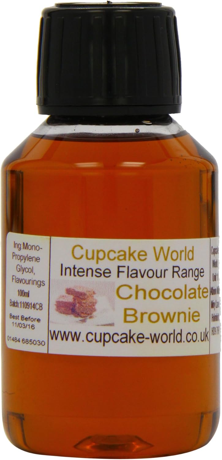 Cupcake World Chocolate Brownie Intense Food Flavouring 100 ml