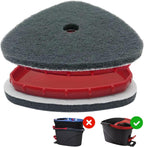 2 Pack OCeda Sponge Brush for Vileda Turbo EasyWring Floor Mop Scrubbing Brush Cleaning Brush for Bathroom and Kitchen Tiles