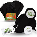 Non-Slip, (Premium) High Absorbency Reusable Period Pads for Heavy Flow (6 Pack L+XL) - Leak Proof & Odor Free Cotton Cloth Pads for Women - High-Temp Washable, Soft & Skin-Safe for Menstrual Comfort