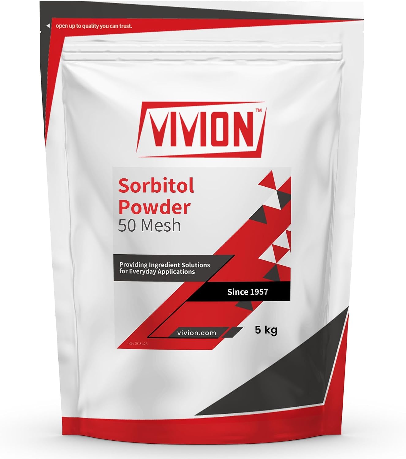 Sorbitol - 5 kg (11 lb) - NF Non-GMO Food Grade - Low Calorie Sugar Substitute for Making Dental-Friendly Products - 50 Mesh Crystalline D-Glucitol Coarse Powder