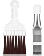 Boao Air Conditioner Condenser Fin Comb, Fin Cleaning Brush Air Conditioner Coil Cleaner Refrigerator Coil Cleaning Whisk Brush Evaporator Radiator Repair Tool(2 Pieces)