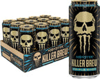 Monster Energy Killer Brew Mean Bean, 15 Fl Oz | Pack of 12
