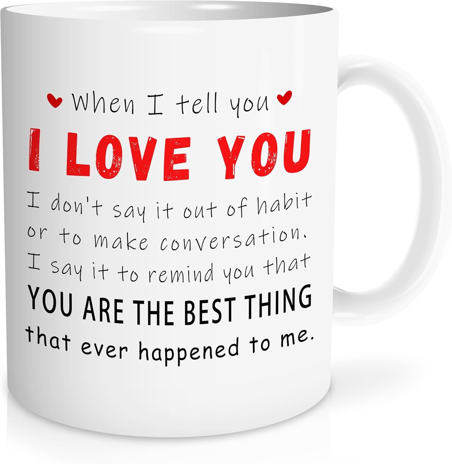 valentines day mug,i love you coffee for her him,girlfriend coffee mug,you are the best thing,valentine Christmas Couple Gifts for Him, Her/11 oz