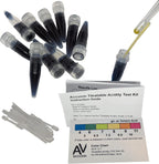 Wine/Must/Grape Juice Titratable Acidity Test Kit, 4.0-11.0 g/L Tartaric Acid [10 Tests]