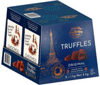 Chocmod Truffettes de France Natural Truffles, Plain, 1000-Gram Boxes (Pack of 2)