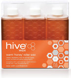 Hive Options Classic Warm Honey Wax Roller Depilatory Wax Cartridges 80g - Pack of 6
