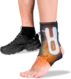 Ankle Brace for Women & Men, Lace up Maximum Ankle Support Brace for Sprained Ankle, Achilles,Tendon,Injury Recovery, Compression Ankle Stabilizer for Running, Basketball, Volleyball (Small)