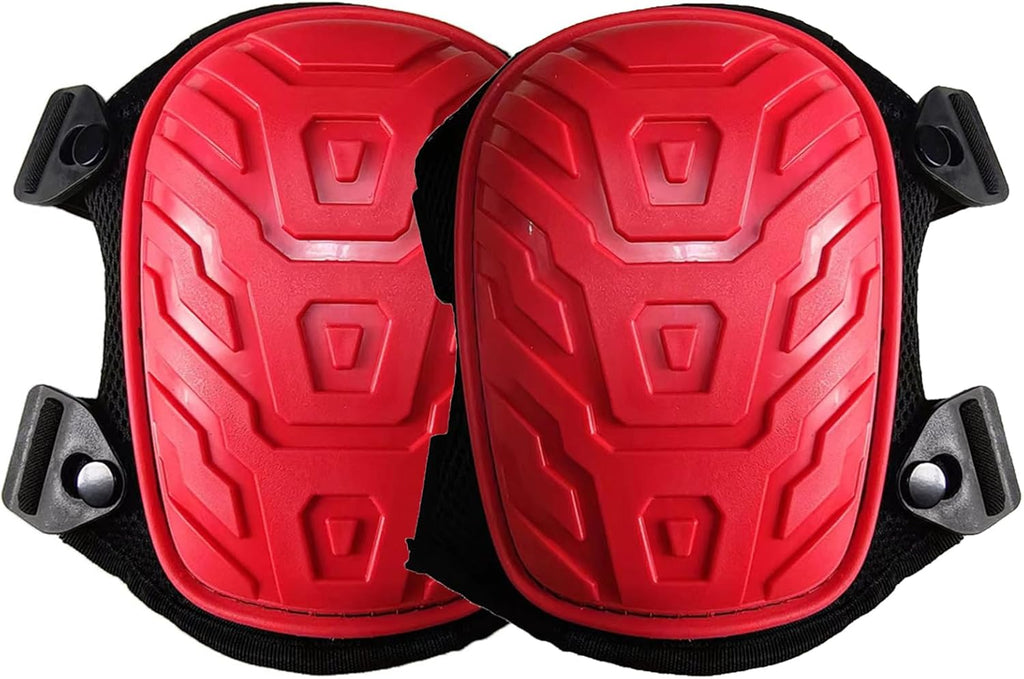 Work Knee Pads for Men Construction, Gardening Knee Pads for Work, Kneepads for Construction, Rodilleras de Trabajo Rodilleras Para Dolor de Rodillas (Red)
