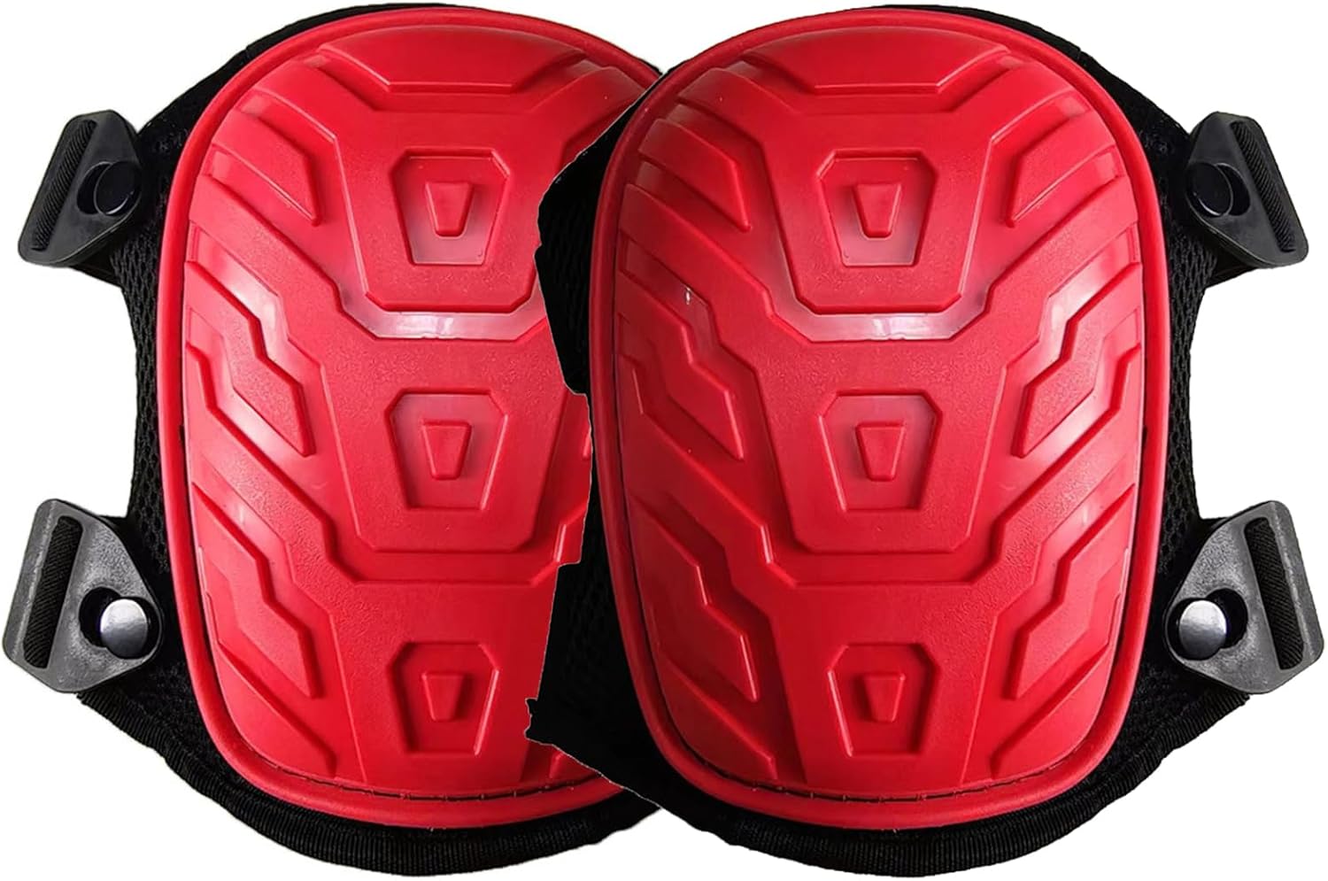 Work Knee Pads for Men Construction, Gardening Knee Pads for Work, Kneepads for Construction, Rodilleras de Trabajo Rodilleras Para Dolor de Rodillas (Red)