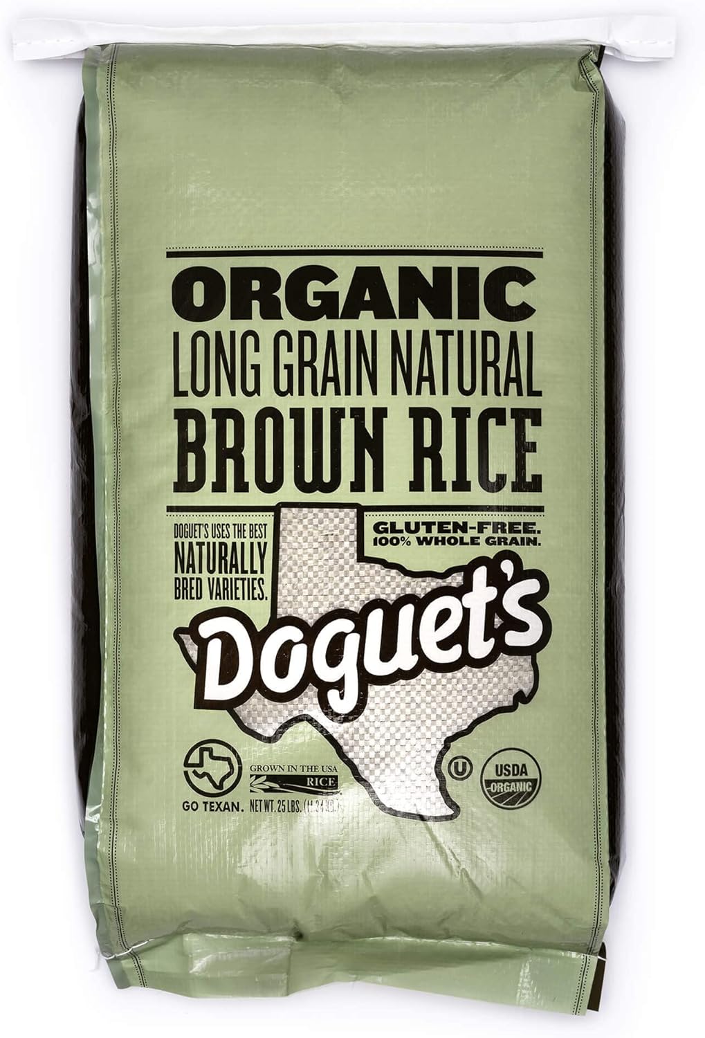 Organic Long Grain Brown Rice - 25 lb.