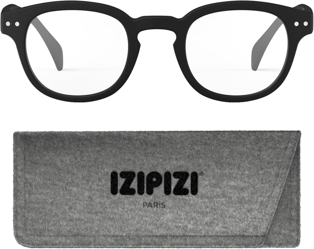 IZIPIZI READING #C Reading Glasses for Women and Men – Square Glasses with Anti-Scratch Lenses, Lightweight Fashion Frame