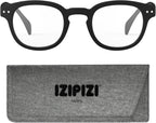 IZIPIZI READING #C Reading Glasses for Women and Men – Square Glasses with Anti-Scratch Lenses, Lightweight Fashion Frame