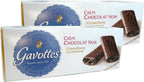 Gavottes - Crispy Lace Crepes From France Covered in Dark Chocolate 2 Packs 2x18 Crepes 2x3.2oz (10 PACK)