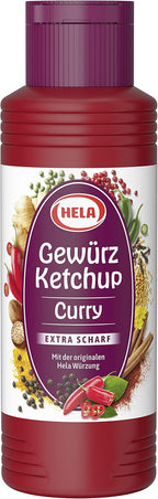 Hela Curry Gewurz Ketchup, Extra Hot, 10.14 Ounce