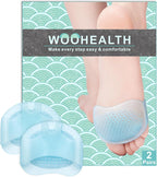 Metatarsal Pads for Women, Mortons Neuroma Pads (2 Pairs Ball of Foot Cushions Pads) for Callus, Metatarsalgia & Forefoot Pain Relief for Men & Women (Light Blue)