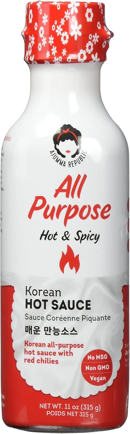 Ajumma Republic All Purpose Hot Sauce, 11 Ounce