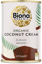 BIONA Organic Coconut Cream, 400 ML