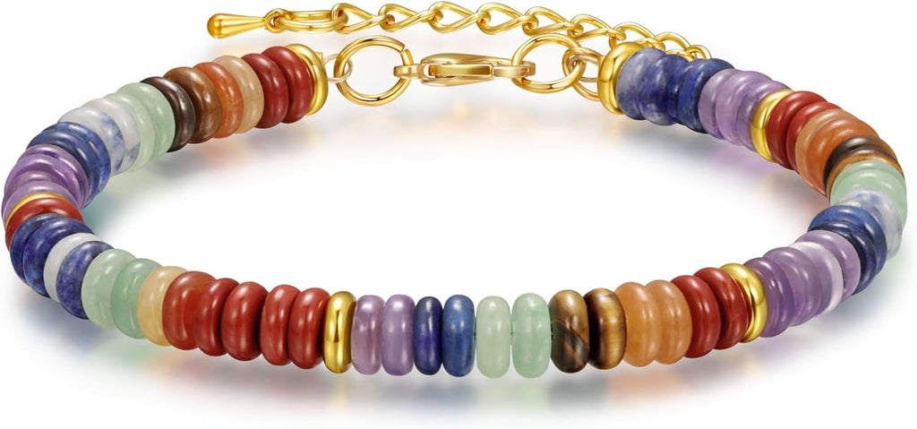 Yavannah Crystals and Healing Stones Beaded Bracelets Stress Relief Spiritual Gifts for Women