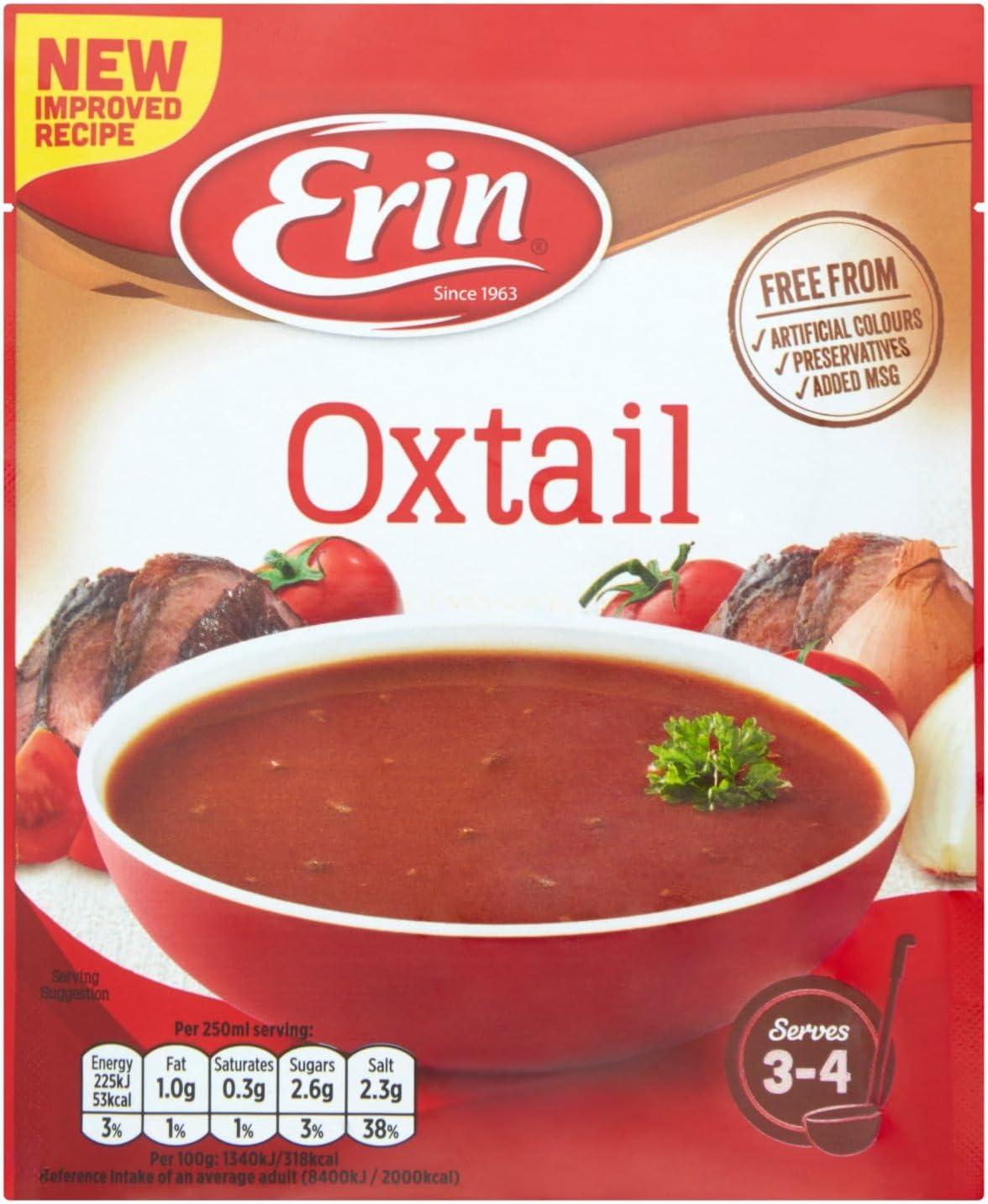 Erin Irish Oxtail Soup - 57g (Pack of 2)