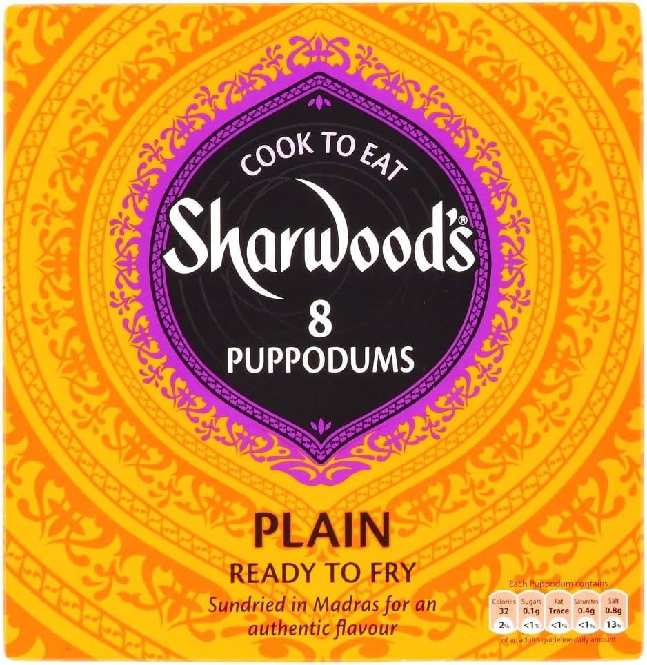 Sharwood Plain Puppodums 94g