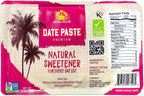 Royal Palm Premium Date Paste 14.2oz (400g), Natural, Pure, Non-GMO, Vegan Date Paste Healthy Sweetener for Baking & Cooking, Gluten-Free, Premium Quality date paste for baking