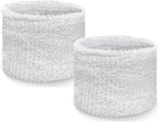 Couver Unisex Youth Kids Cotton Terry Wrist Bands/Wristbands for Event use (1 Pair)
