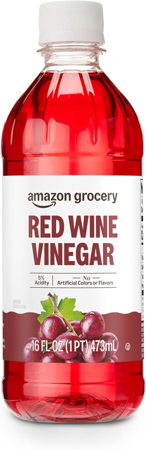 Amazon Grocery, Red Wine Vinegar, 16 Fl Oz (Previously Happy Belly, Packaging May Vary)