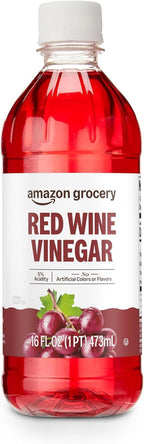 Amazon Grocery, Red Wine Vinegar, 16 Fl Oz (Previously Happy Belly, Packaging May Vary)