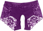 Womens Sexy Cheeky Underwear Seamless Panties Mesh Lace Bikini Briefs See Through Sheer Slutty Naughty Sex Lingerie