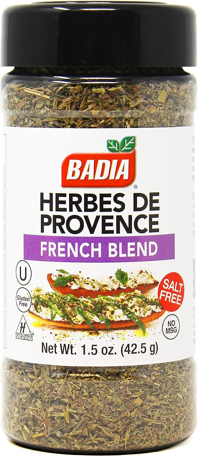 Badia Herbs De Provence Seasoning, French Blend, 1.5 oz – Traditional French Flavor for Elegant & Everyday Cooking