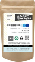 Freshly Fermented - Certifed Organic Freeze Dried Sourdough Starter - Alaskan
