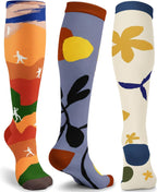 ACTINPUT Compression Socks for Women&Men 15-20mmHg Medical Knee High Support for Seniors,Pregnancy,Flight,Nurse&Circulation