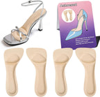3/4 Invisible High Heel Cushion Inserts for Women, Anti-Foot Sliding Forward Insoles, Shock & Sweat Absorbent Comfort Shoe Pads Insoles for High Heels, Sandals & Flats