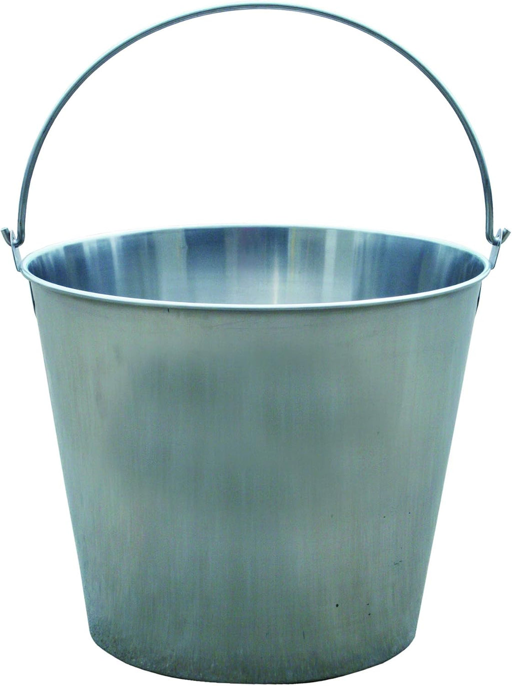 Little Giant® Stainless Steel Dairy Pail | Galvanized Metal Utility Bucket with Handle for Gardening & Farming | Cow Pail | 16 Quart