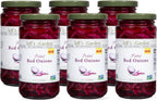 Jeff's Garden Pickled Red Onions | Non-GMO, Gluten Free, Vegan | 12 Fluid Ounce Jar (Pack of 6)