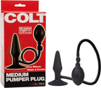 CalExotics Novelties Colt Medium Pumper Plug, Black