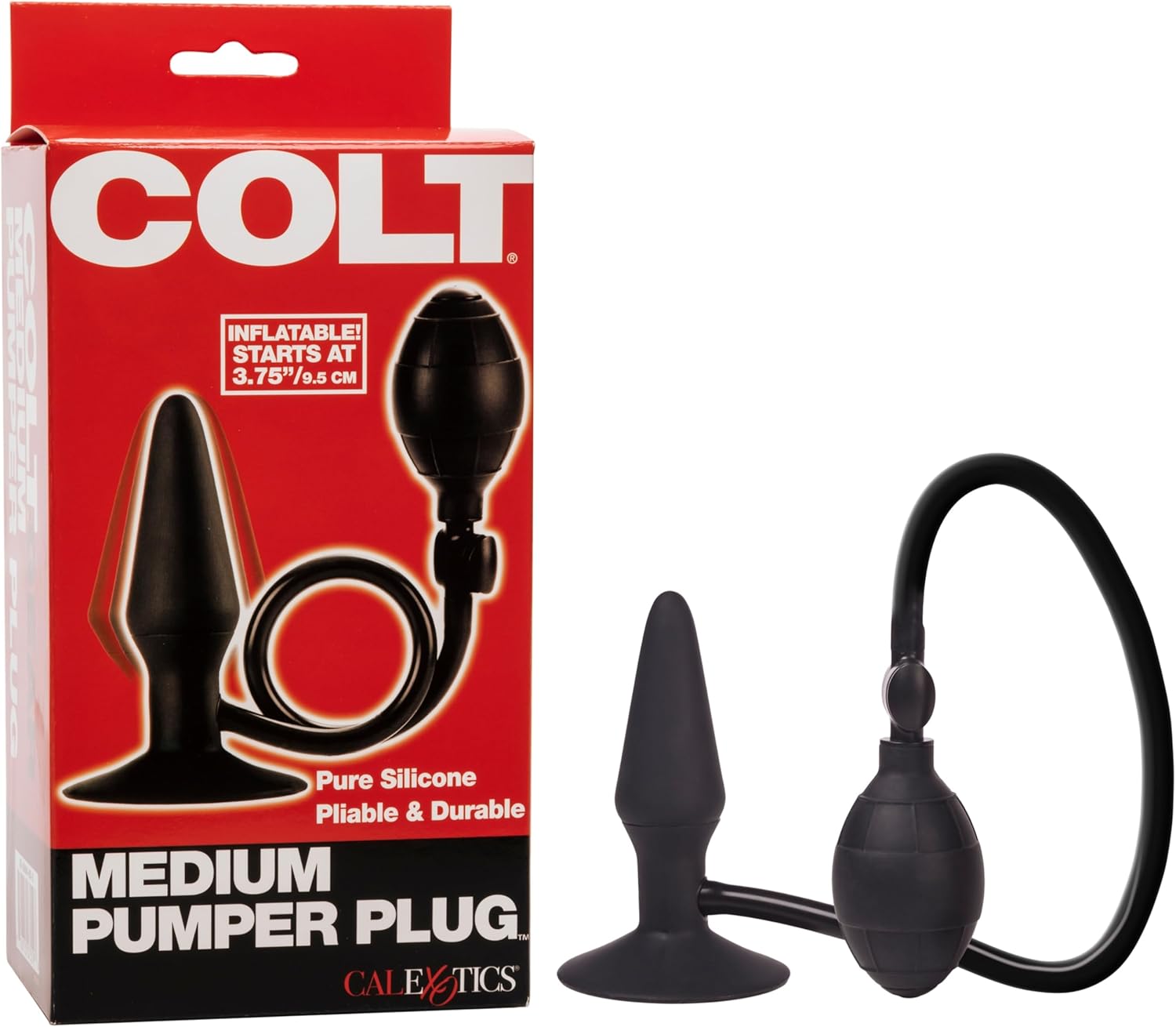 CalExotics Novelties Colt Medium Pumper Plug, Black