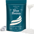 Wax Beads, 1LB Hard Wax Beans for Hair Removal Sensitive Skin, Hard Wax Perfect for Full Body, Brazilian Hard Wax Beads for Bikini waxing