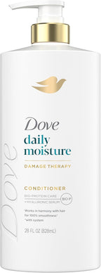 Dove Conditioner Daily Moisture for Dry Hair with Bio-Protein Care Technology and Hyaluronic Serum 28 Fl Oz
